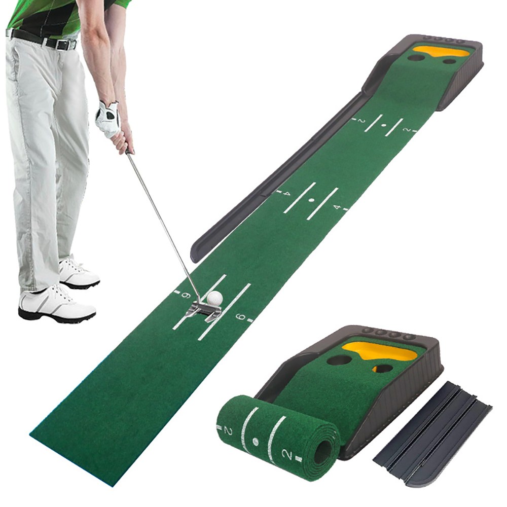 유미코 골프 퍼팅연습기 실내용 자동리턴 무소음 골프 퍼팅연습매트 38,800원