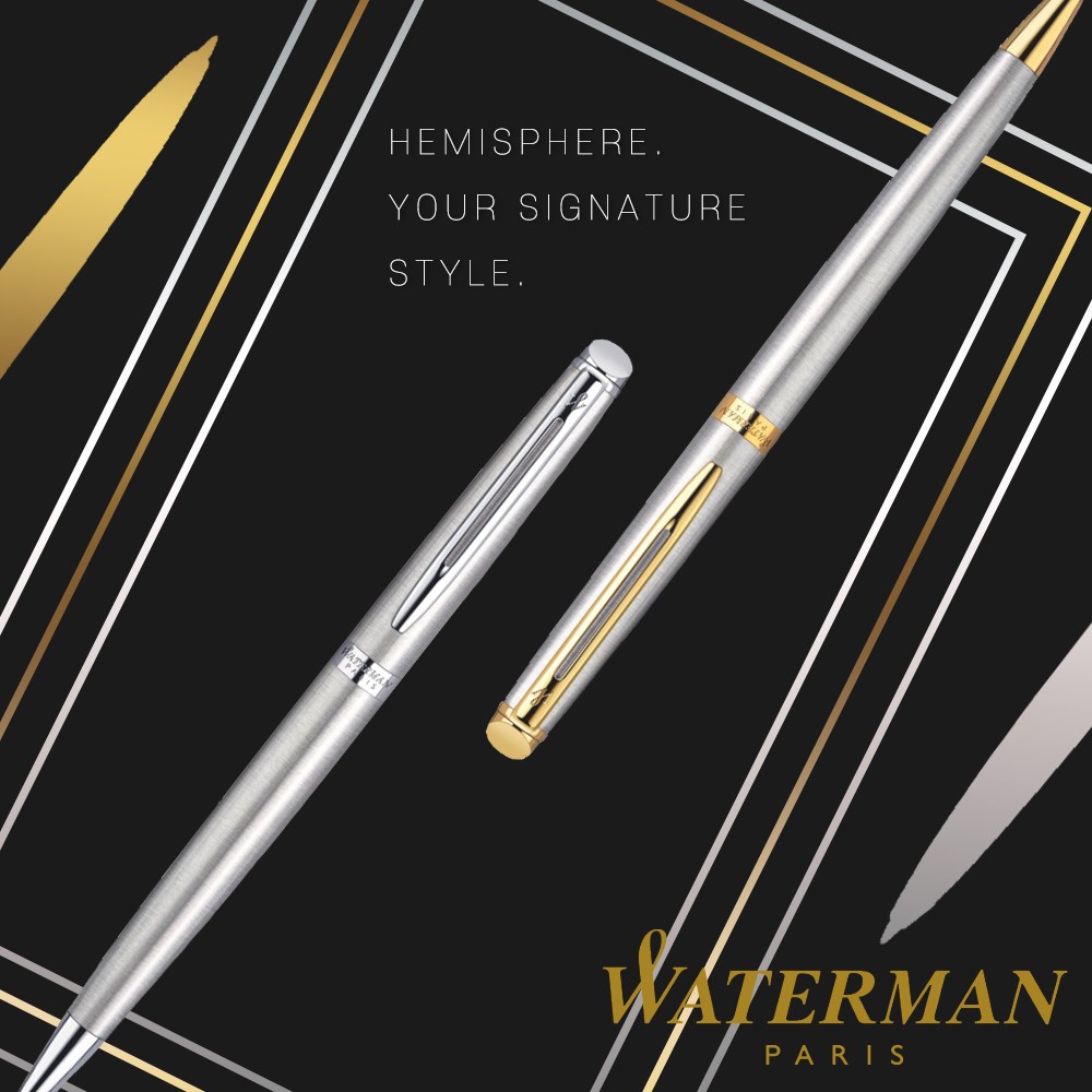 워터맨 헤미스피어 볼펜, 1개, 스텐GT, 현재가 108,000원