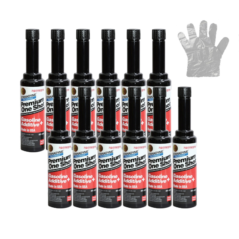 스타나다인 연료첨가제 가솔린용 원샷 oneshot 150ml * 12개 + 비닐장갑 1장 84,000원