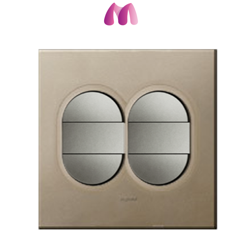 머슬전기 르그랑 아테오 국내용 원형 6구 스위치 샴페인 투톤 110,000원