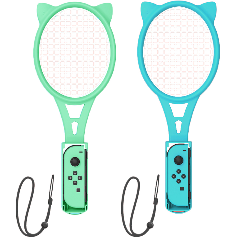 업마켓 아키토모 닌텐도 스위치 OLED 조이콘 고양이 테니스 라켓 그립 동물의숲 2종 세트 10,500원