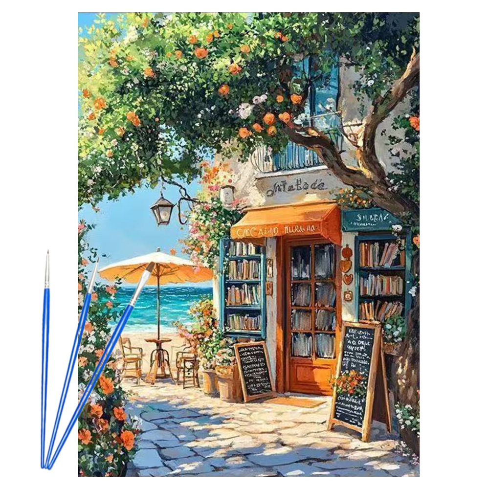 에픽스 마음을 치유하는 유화 풍경 그리기 프레임 40 x 50 cm + 페인트 브러쉬 세트 12,700원