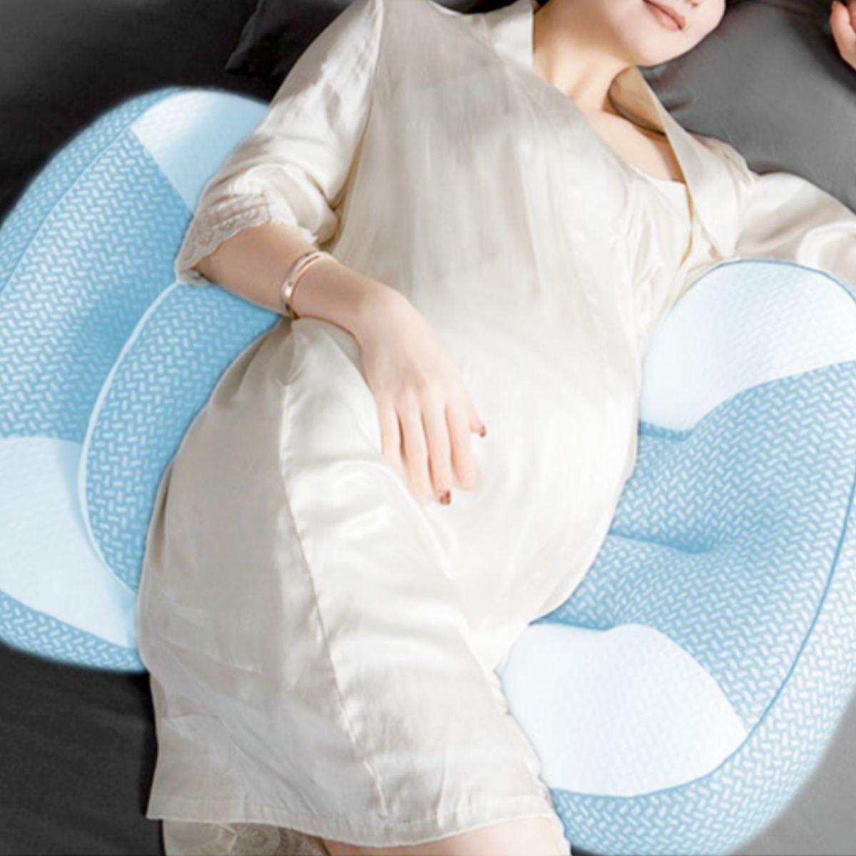 나구모 임산부 바디필로우 허리 쿠션 U자형 베개 임신 선물 28,000원