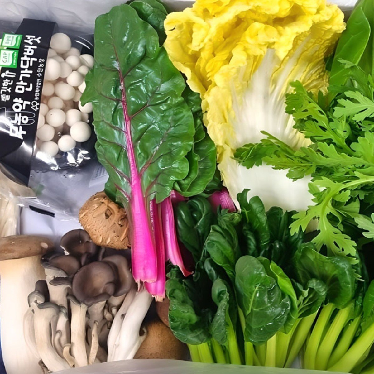 야채왕 샤브샤브 모듬야채버섯세트 1kg, 1개, 1kg 13,900원