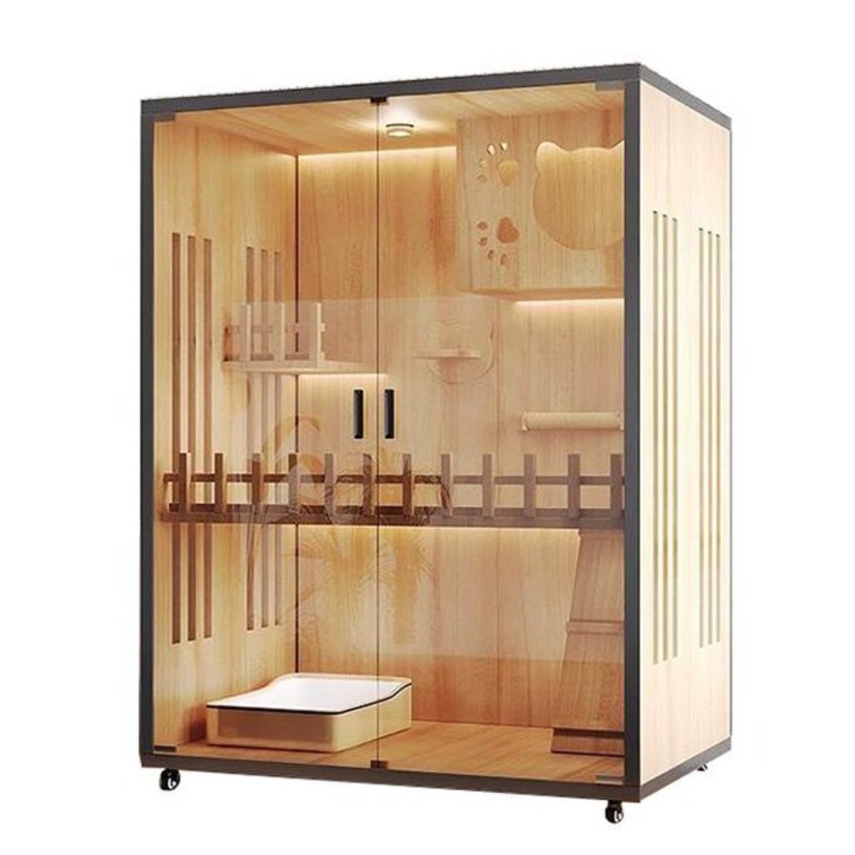 공간녹백 고양이 호텔 캣 타워 폴 원목 빌라 대형 아파트 188,000원