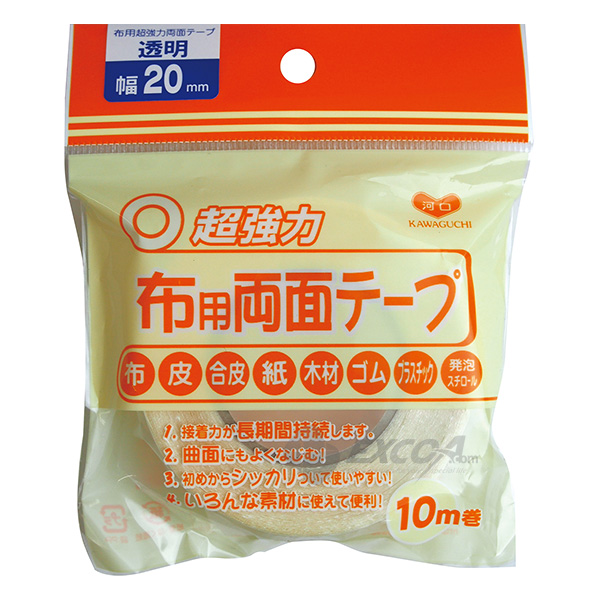 가와구치 초강력 의류용 양면 테이프 다용도 수선 점착 리폼, 1개, 폭 20mmx10m 8,900원