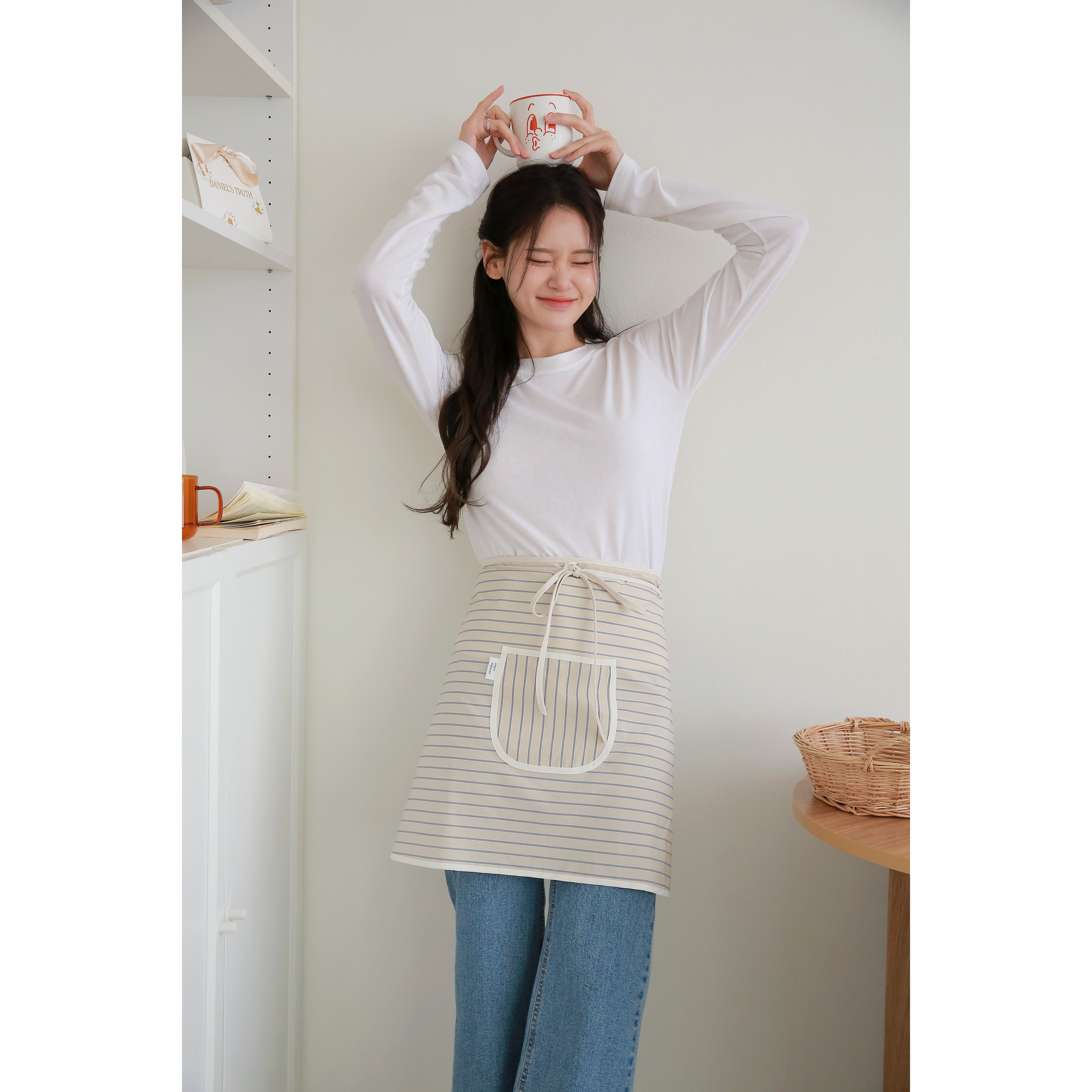 썬데이바이브 허리앞치마 바리스타 꽃집 공방 국산 앞치마 15,890원