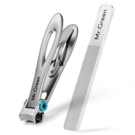 미스터그린 스텐 와이드 고급 손톱깎이L + 네일샤이너 MR1221, 혼합색상, 2세트 28,910원