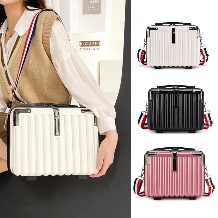 미니 캐리어 14인치 기내 레디백 여행용 메이크업 가방 어깨끈 포함 25,500원