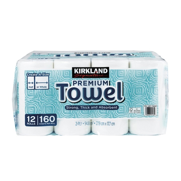 커클랜드 시그니춰 종이타월 160매 x 12롤 107,570원