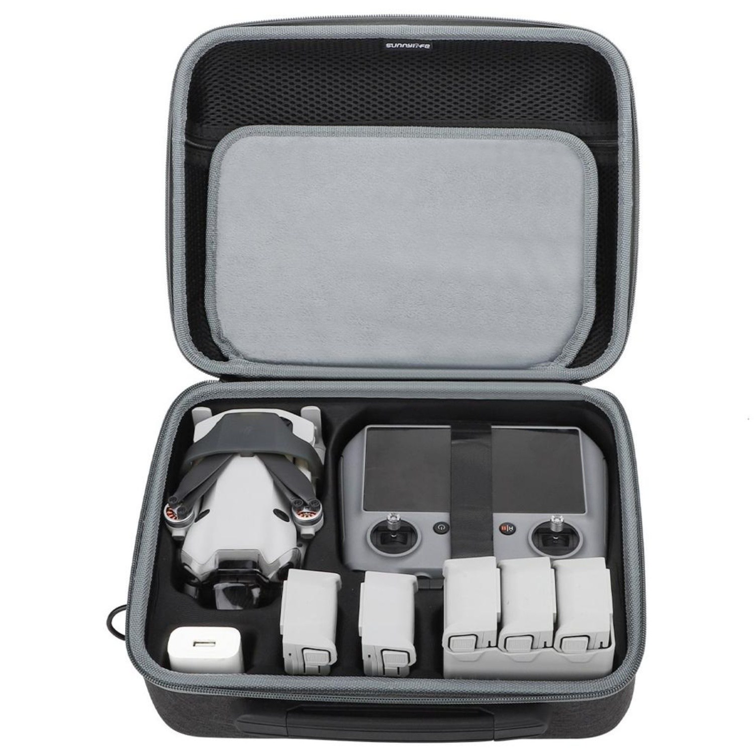 써니라이프 Dji 미니4프로 멀티콤보케이스 배터리7수납가능 RC2/N2 겸용 드론가방 숄더백 (드론 미포함) 34,900원