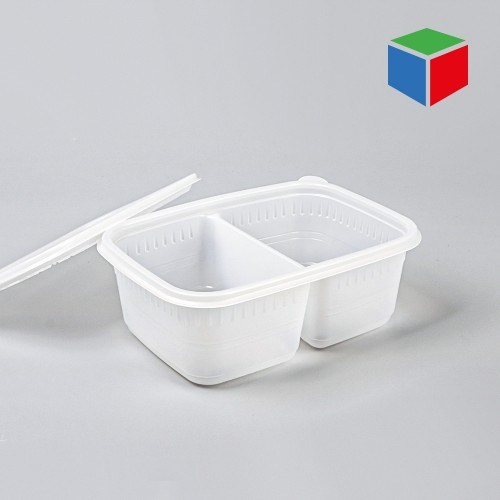 PP죽용기 AJ-193대 2칸 원색 사각밀폐 62,100원