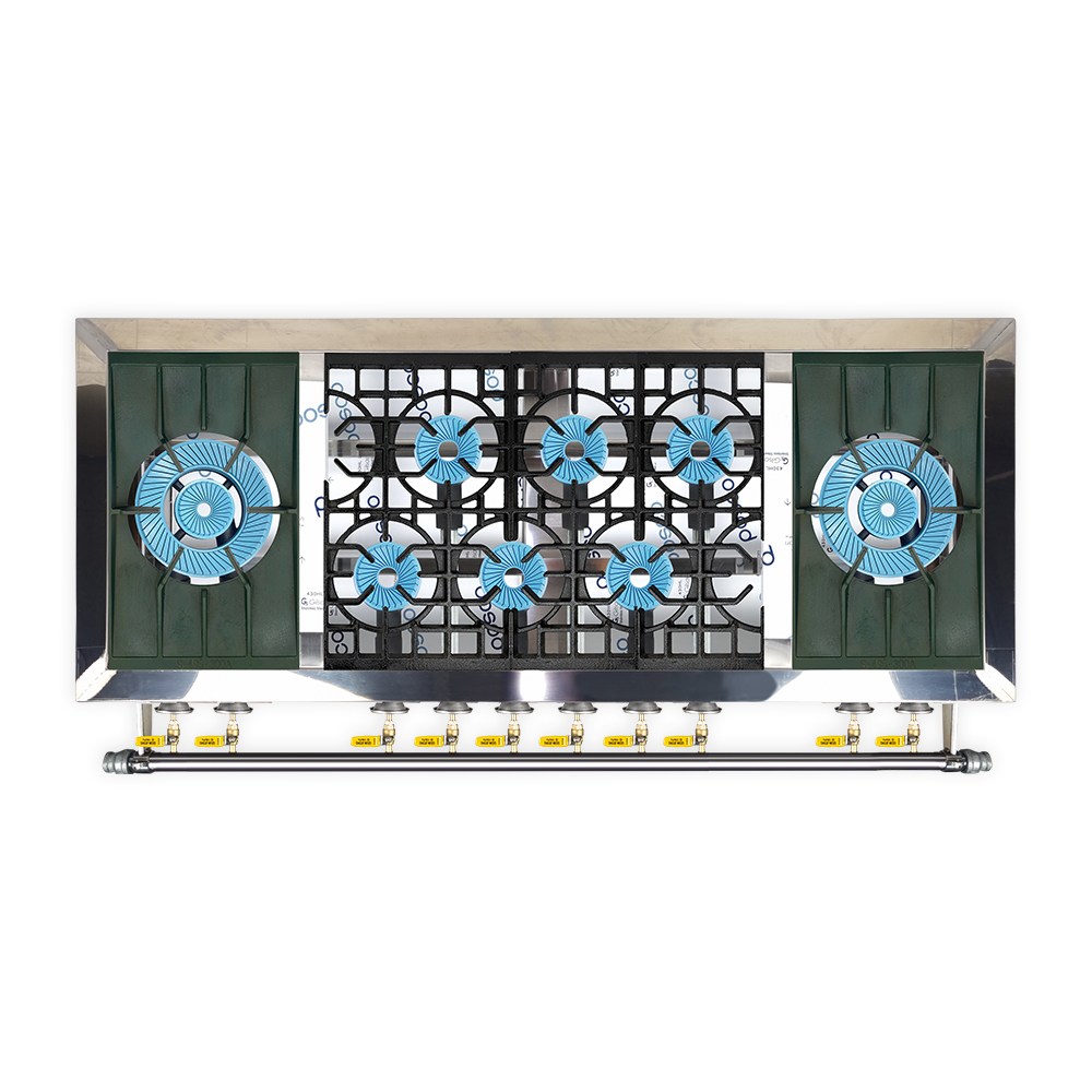 오즈테크 업소용 가스렌지 원형+일반상판 1500렌지 22-16화구 2.5세대 세라믹 간택기, LPG, 높은/0.8t 1,128,600원