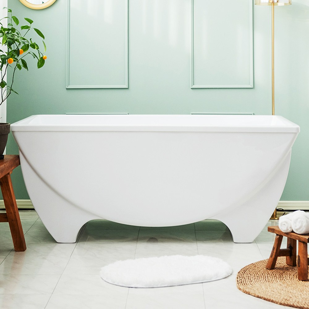 [욕조전문/국내산] 퍼스파 라시스 프리스탠딩 위생기기전용 아크릴 이동식욕조 1500 와이드 전신 홈스파, 1개, 화이트 659,000원