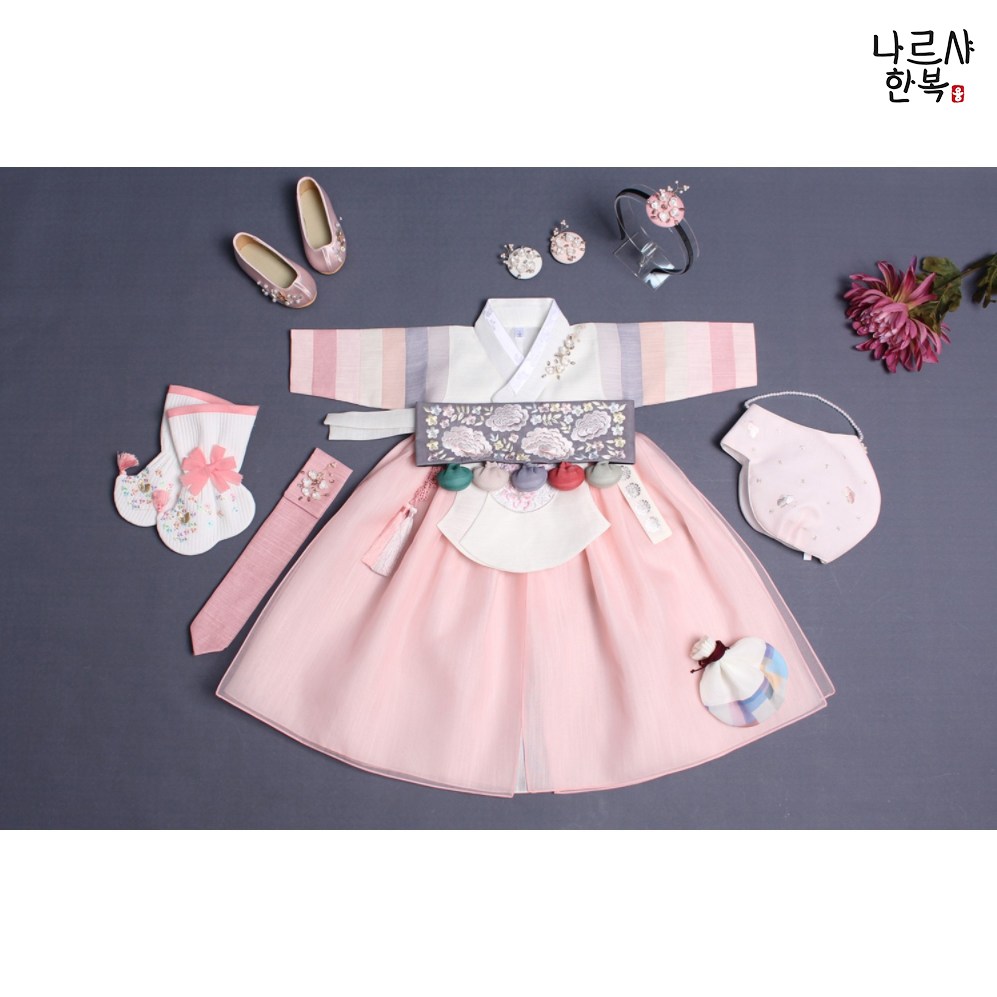 나르샤 여아한복 연희색동 아이당의 악세서리 한복소품 악세사리 19,000원