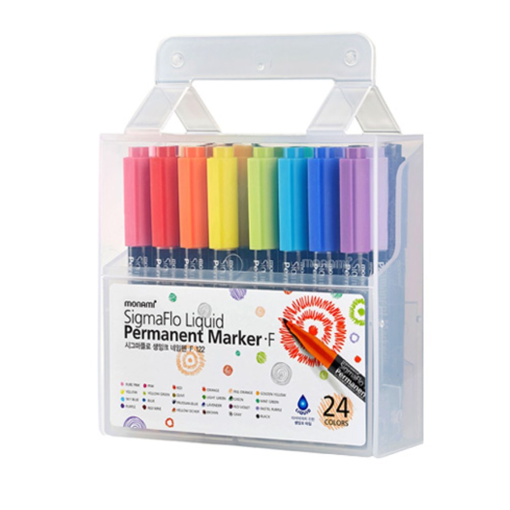 모나미 시그마플로 생잉크 네임펜 F122 세트, MIX COLOR, 72개 71,890원