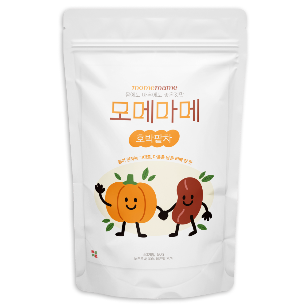 모메마메 국내산 호박팥차 삼각티백 마시는차, 1개, 50개입, 1g 14,800원