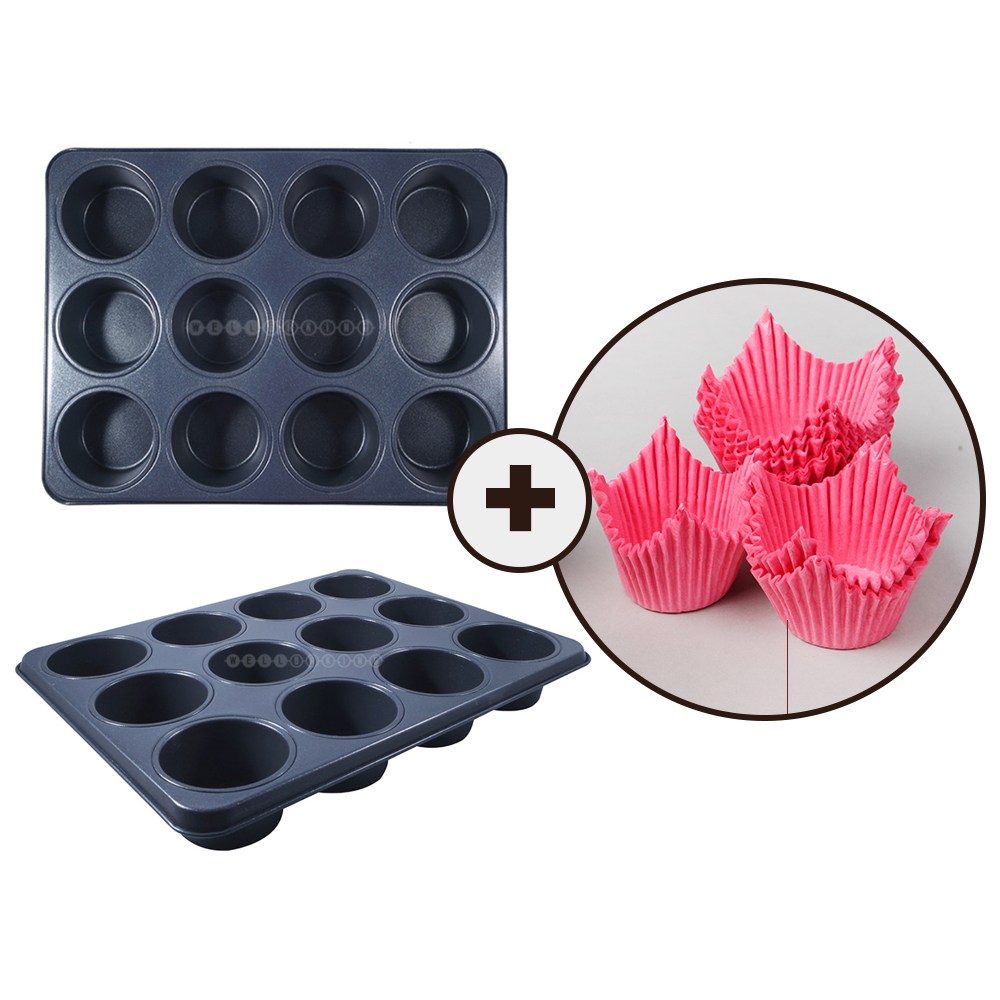 (세트) 머핀팬 12구 + 시몬머핀유산지컵 핑크 200매 18,790원