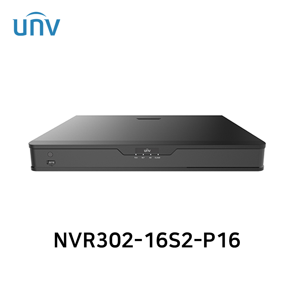유니뷰 NVR302-16S2-P16 800만화소 IP네트워크 16채널 NVR 녹화기 POE 4K 2SATA 759,000원