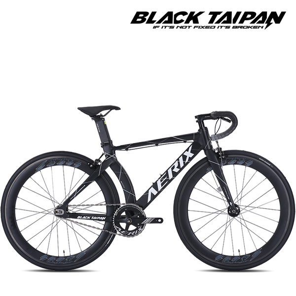 2025 블랙타이판 경량 알루미늄 에어로 픽시자전거 카본림 카본포크 에릭스 700C 완조립 1,490,000원