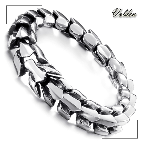 볼던 SSB1155 남자 여자 써지컬 스틸 볼드 체인 패션 팔찌 60,000원