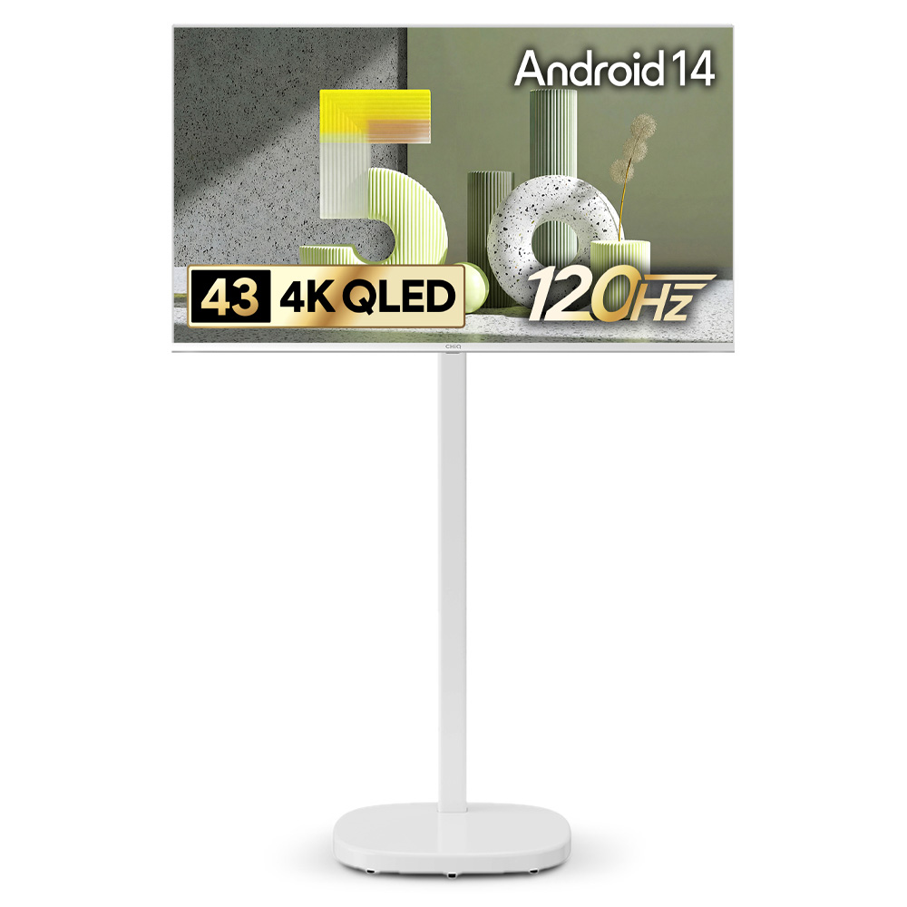 더함 CHIQ 4K UHD QLED DLG 120Hz 돌비 AI 스마트 구글5.0 TV + 이동식 스탠드 큐브 세트 533,900원