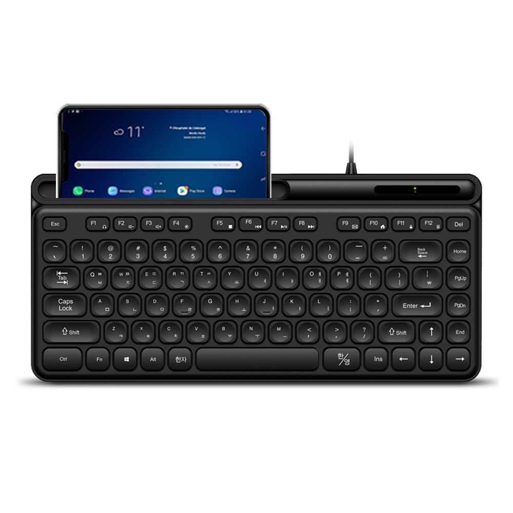 이큐메딕 항균 거치형 저소음 미니 유선 텐키리스 키보드, 블랙, Sanitize-K5, 제조사축 15,150원