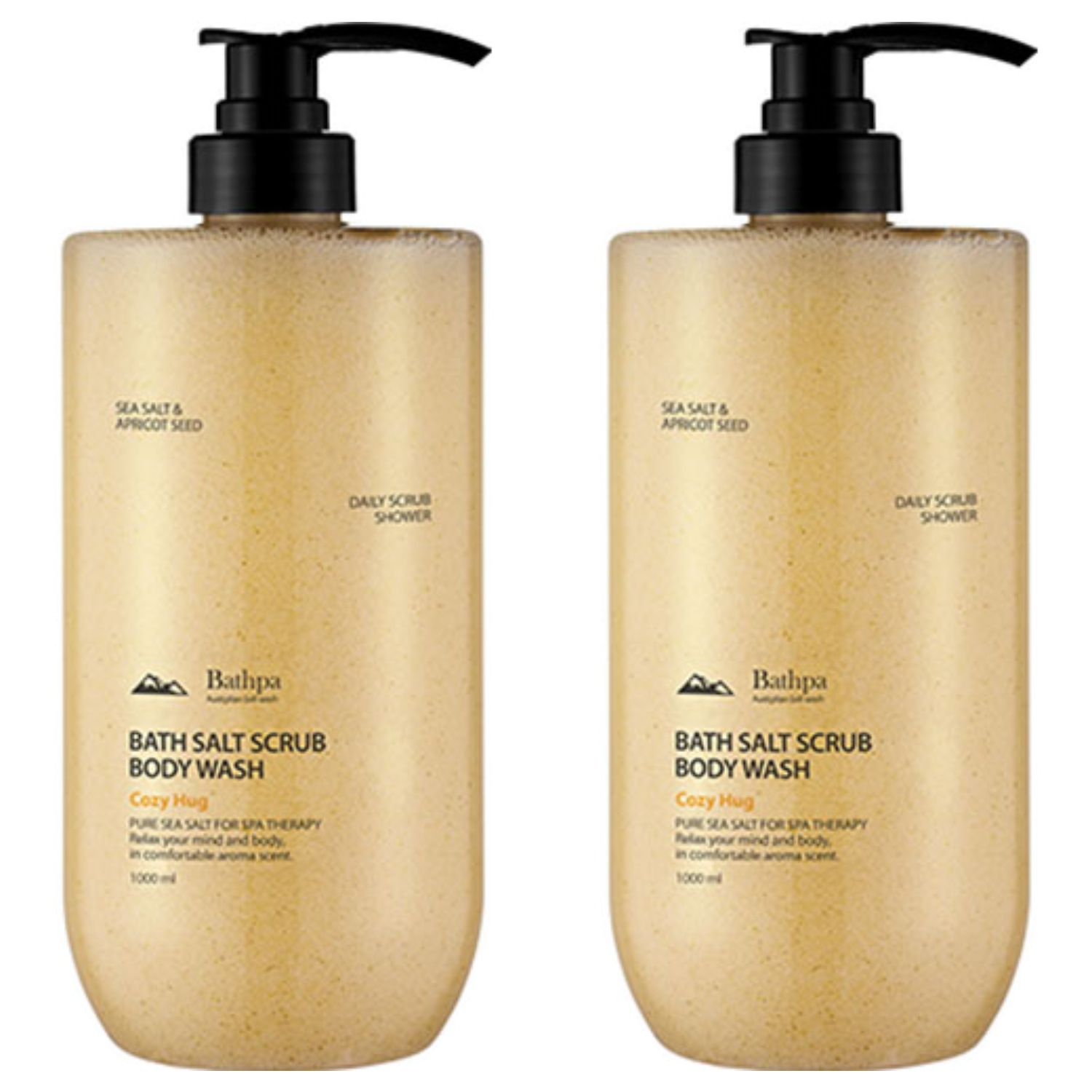 바스파 대용량 스크럽 바디워시 코지허그향, 1L, 2개 28,900원