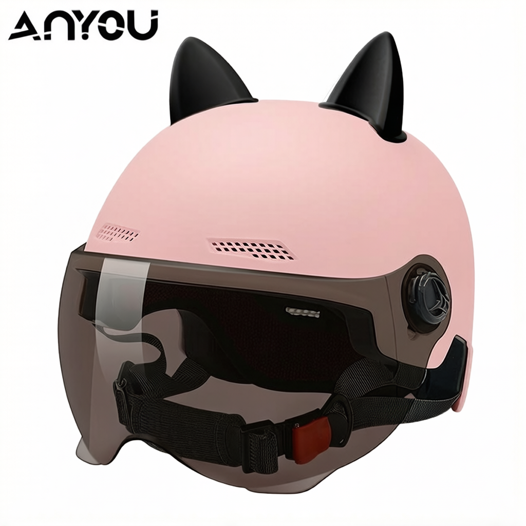 ANYOU 자외선 차단 고글 고양이 귀 안전 헬멧 20,590원