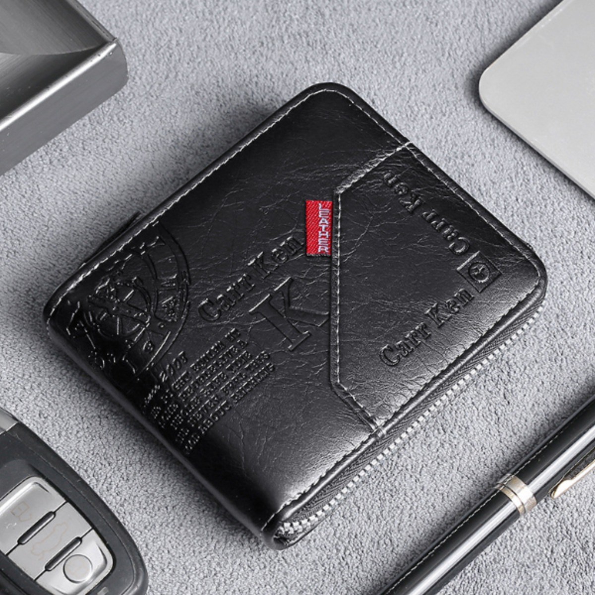 케이연 남학생 지퍼형 반지갑 캐주얼 지폐 카드 동전수납 17,900원