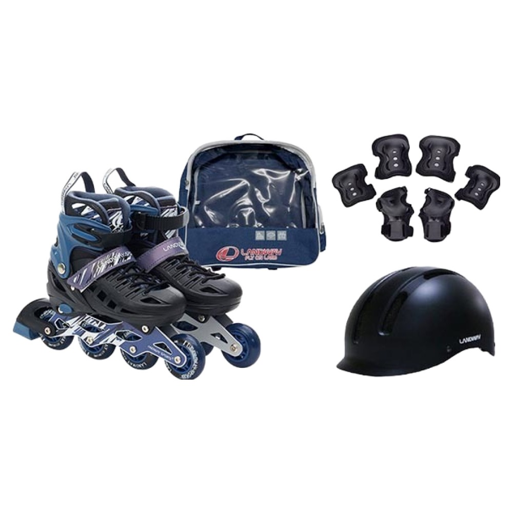 랜드웨이 아동용 모션 인라인 스케이트 + 헬멧 + 보호대 + 가방 풀세트 97,930원