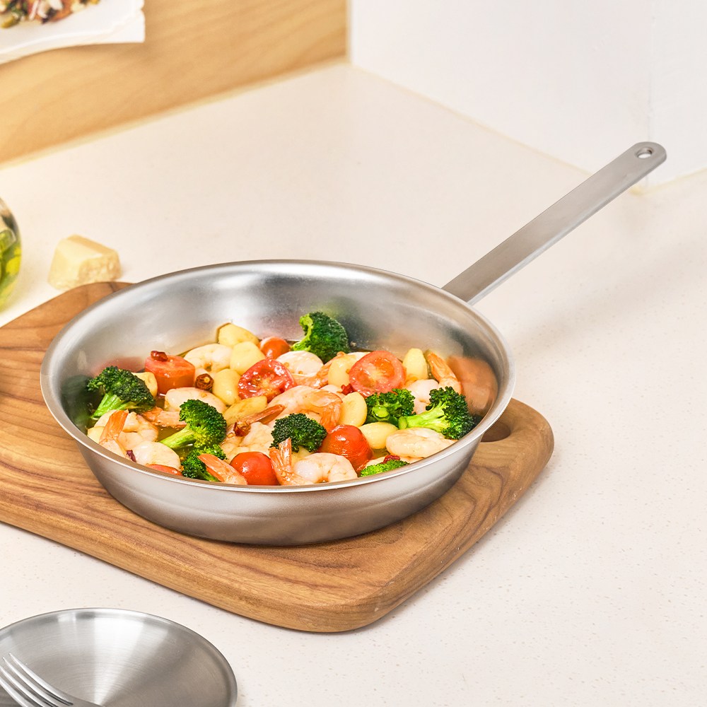 크리니티 무연마제 통5중 스텐 후라이팬 인덕션 프라이팬 스텐팬 89,900원