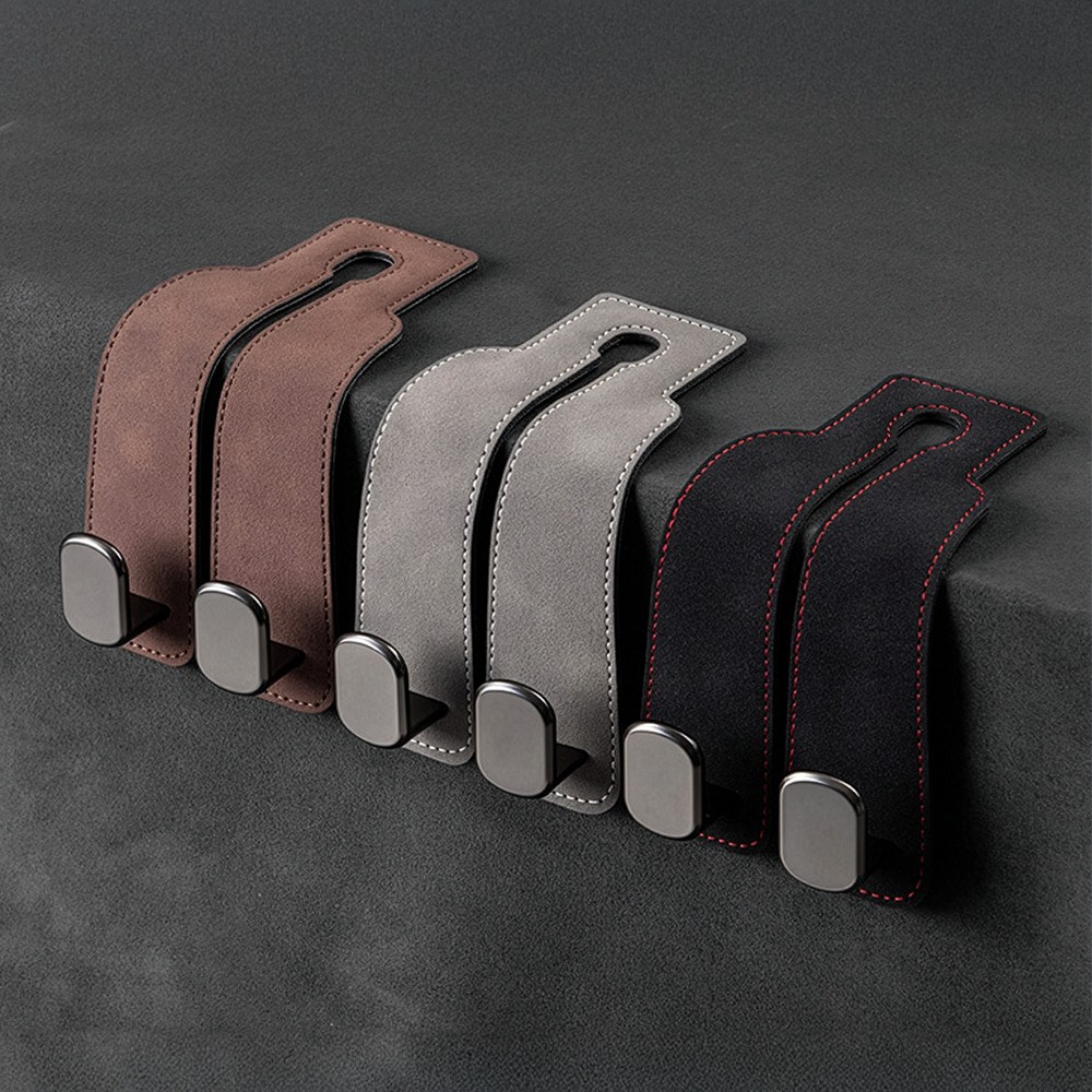 브루마 차량용 헤드레스트 후크 옷걸이 가방걸이 1+1, 그레이, 2개 7,500원