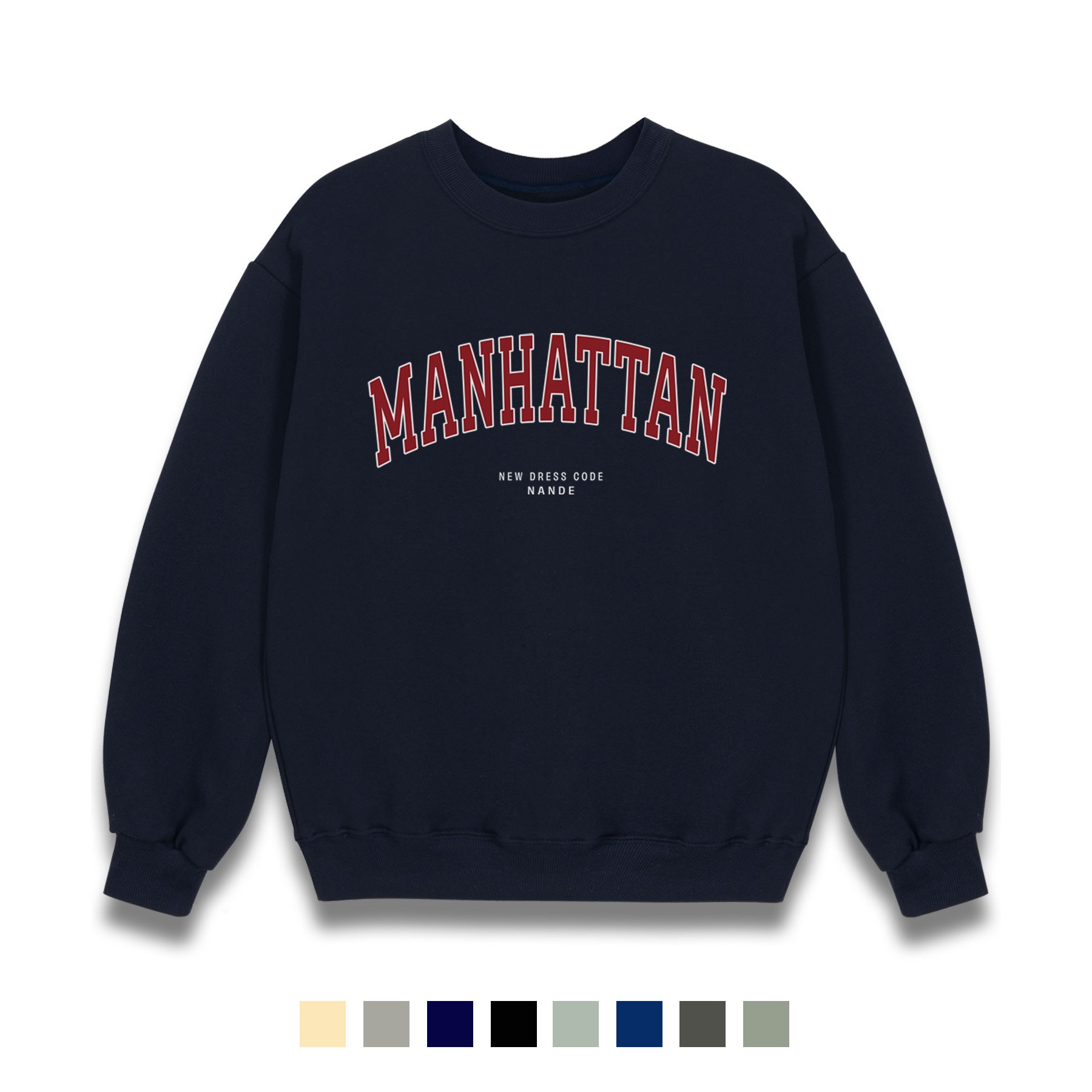 MANHATTAN 프린팅 레터링 오버핏 맨투맨 그래픽 8color 28,900원