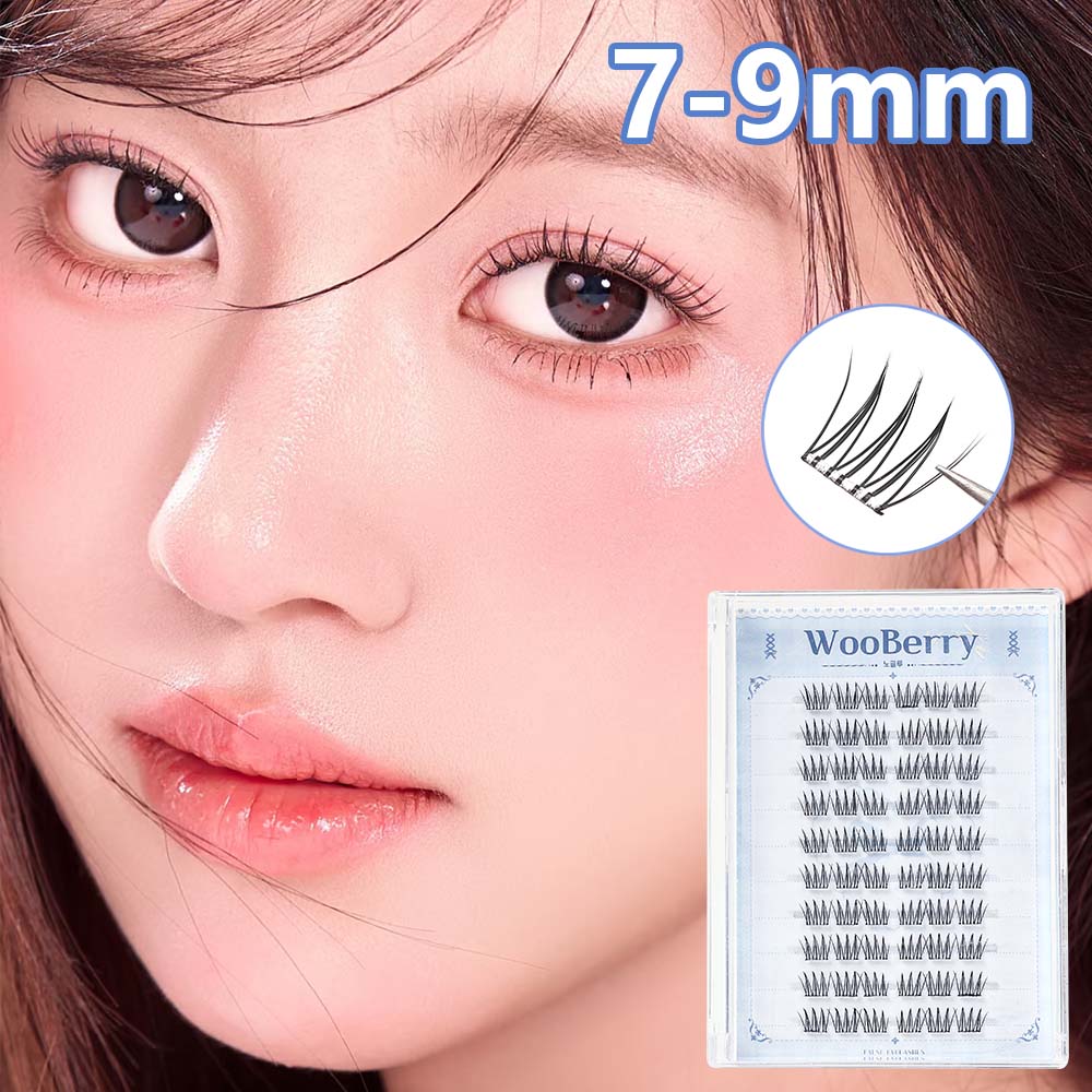 우베리 노글루 가닥 속눈썹 아이돌 속눈썹  7-9mm  짧은 A형 포인트 속눈썹 아이래쉬 10줄 28,800원