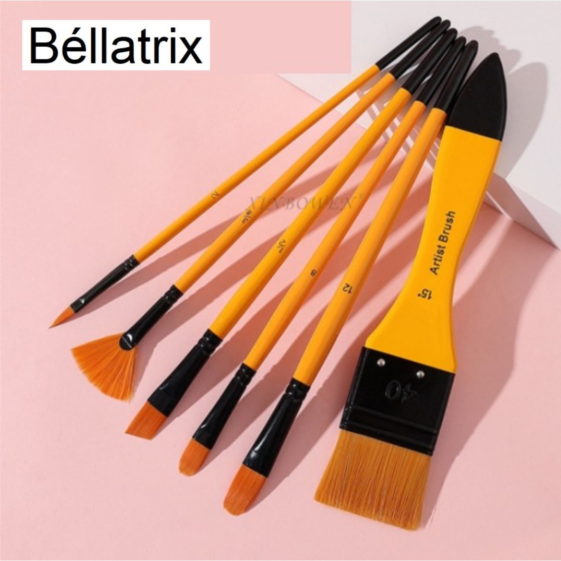 신보웬 메이크마인 유화 아크릴 브러시 6종 세트 오렌지 9,060원