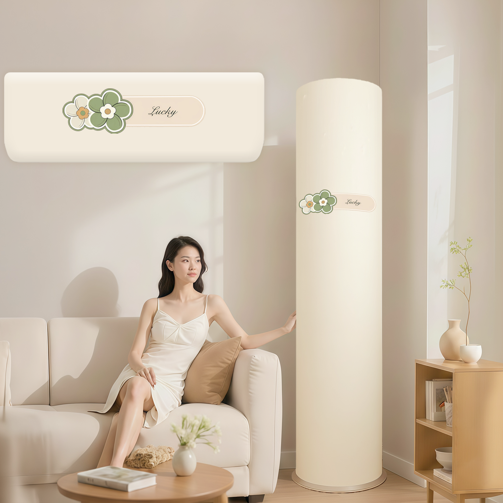 KEMEI 2 in 1 에어컨커버 세트 에어컨커버 스탠드 벽걸이 에어컨 덮개 20,900원