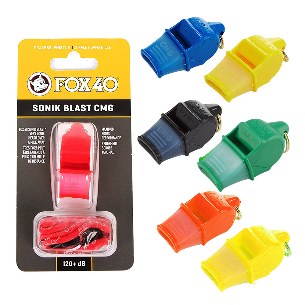 폭스40 호각 소닉 블라스트 CMG (랜야드) 휘슬 호루라기, 네온그린, 1개 12,000원