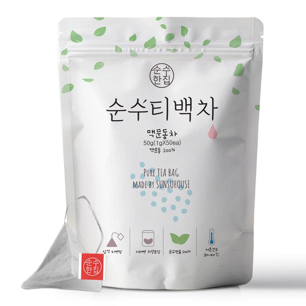 순수한집 국산 맥문동차 티백, 1g, 50개입, 1개 15,900원