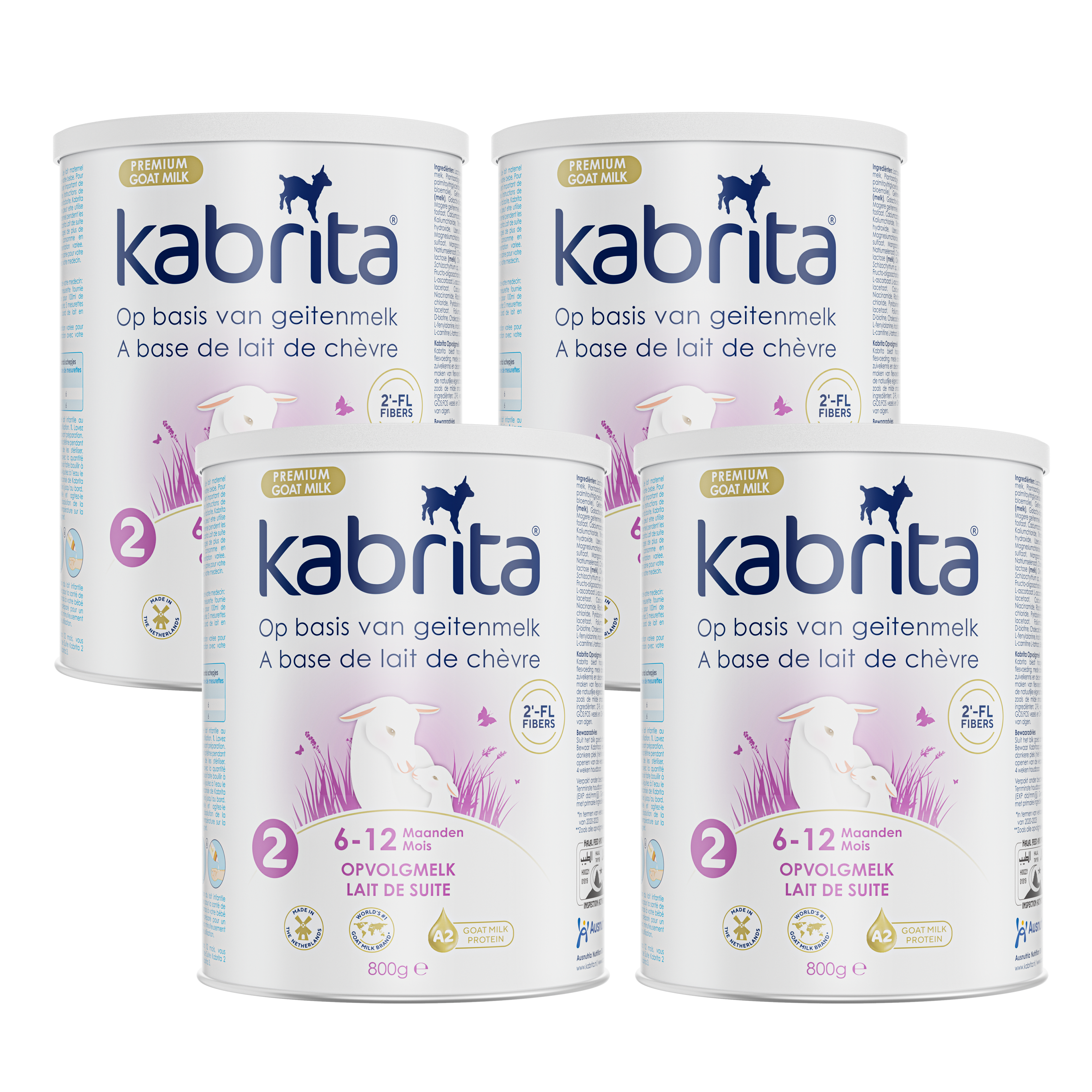 카브리타 네덜란드 프리미엄 산양분유 2단계 800g 최신번전 260,000원