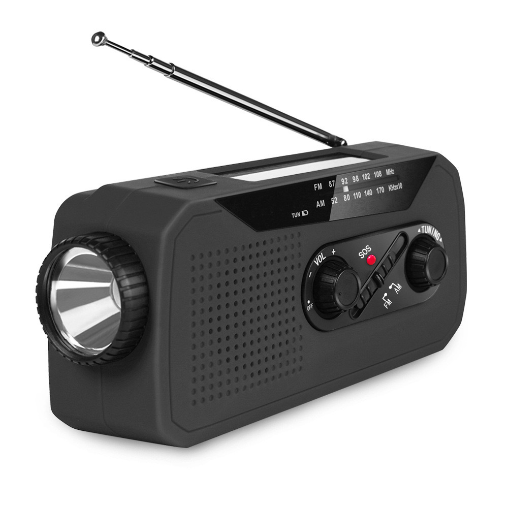 AKRUA 비상라디오 수동라디오 유선라디오fm 자가발전손전등 재난라디오 SOS 2000mAh 응급 핸드레이크 태양 에너지 손전등 라디오 39,900원