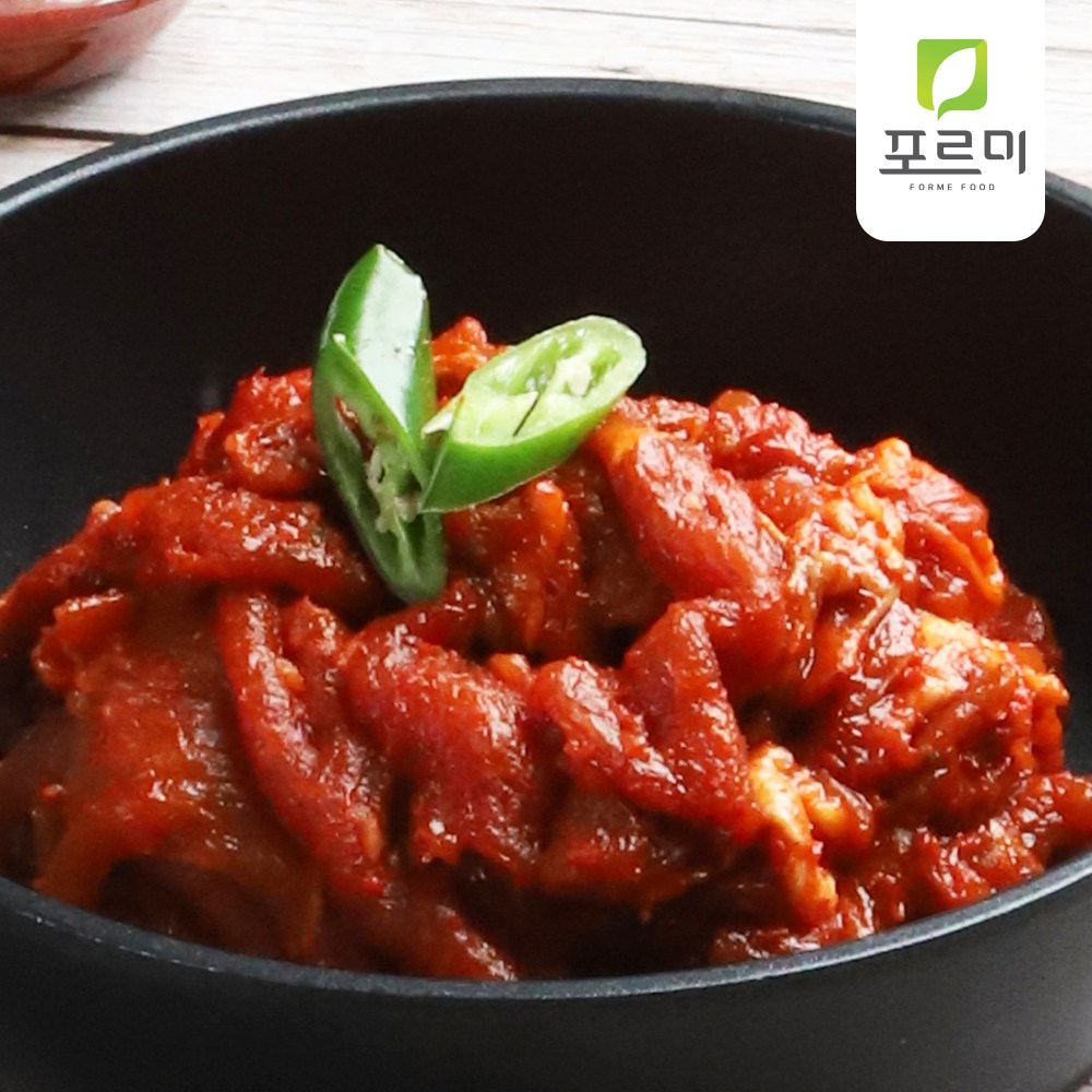 포르미 매실 고추장 불고기 300g 돼지 양념육 제육볶음 두루치기 캠핑요리, 9개, 300g 34,200원
