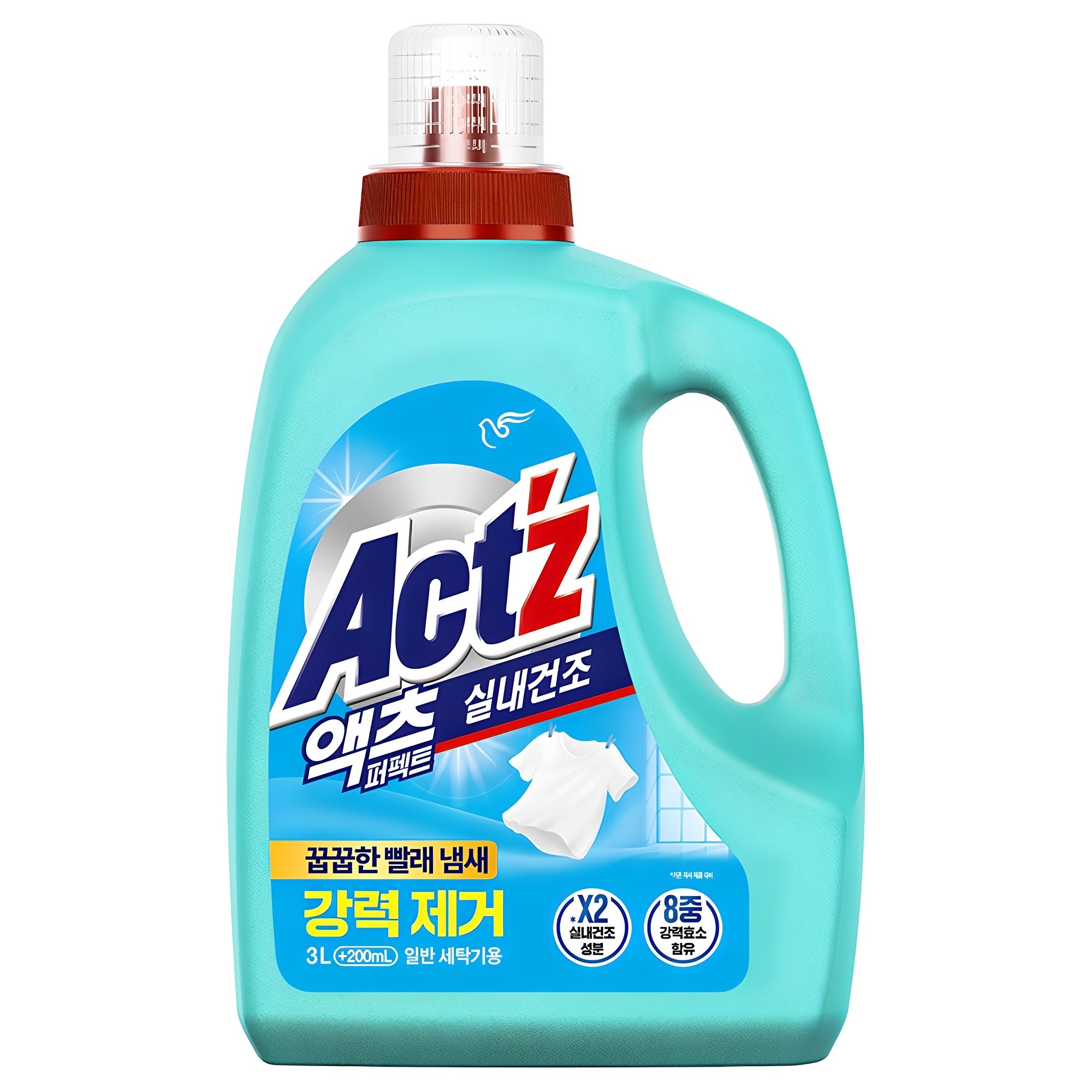 액츠 퍼펙트 실내건조 일반용 프레시 플로럴향 액상세제 본품 10,500원