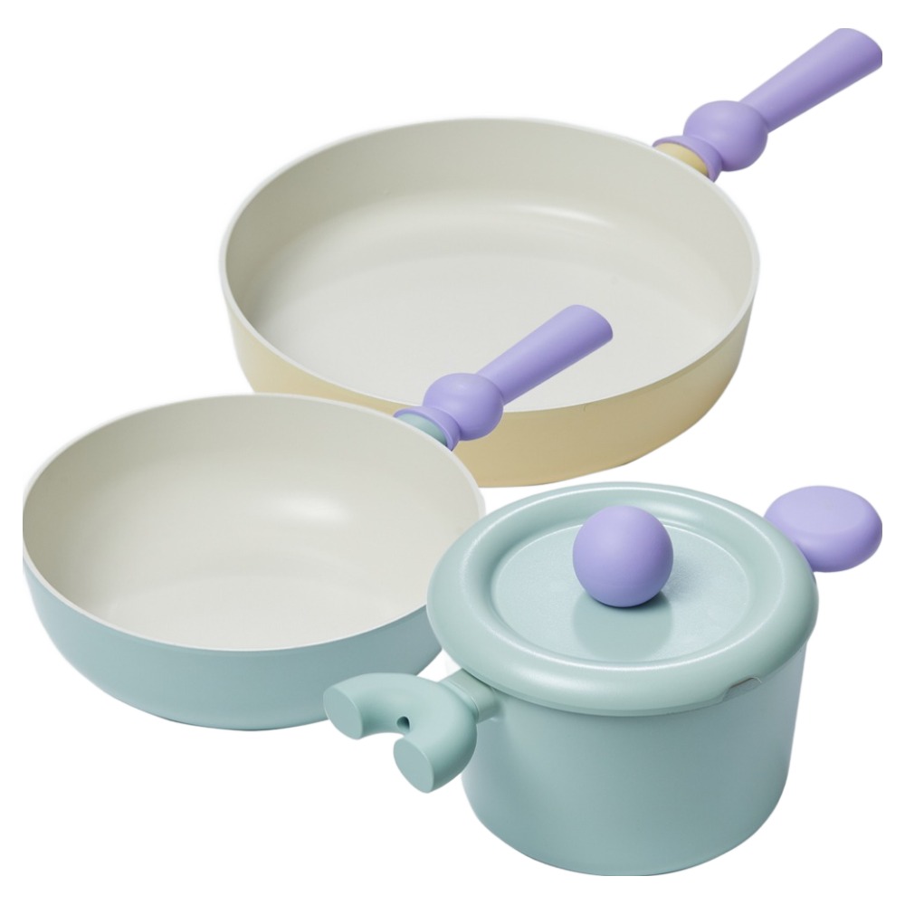 베터핑거 인덕션 쿡웨어 3종 냄비 프라이팬 세트, 현재가 147,290원