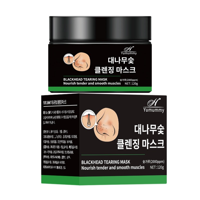 YUMUMMY 대나무숯 클렌징 마스크 블랙헤드의 번뇌에서 벗어나다, 2개, 120g 28,800원