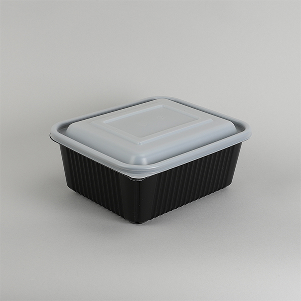 [박스] TY-23199 소형사각찜용기 검정 대, 200개 93,730원