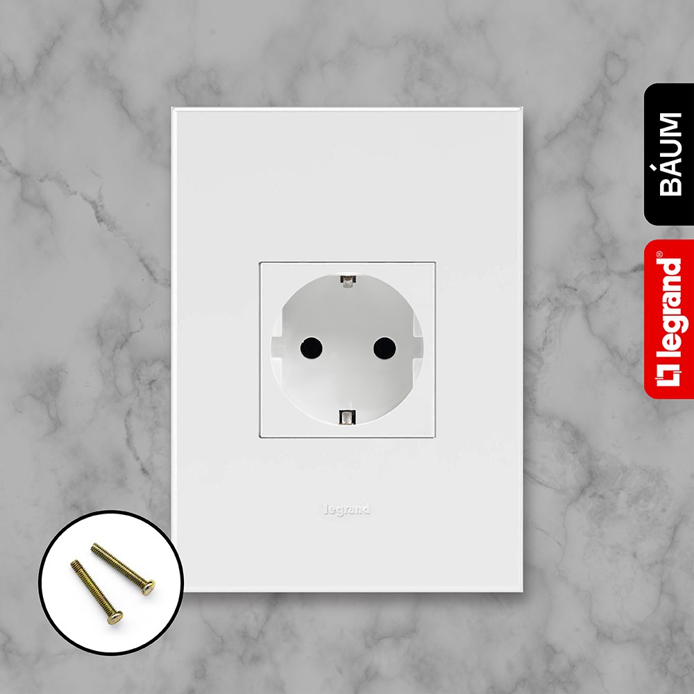 르그랑 아테오 국내형(KS) 화이트 콘센트 1구, 2구 24,500원