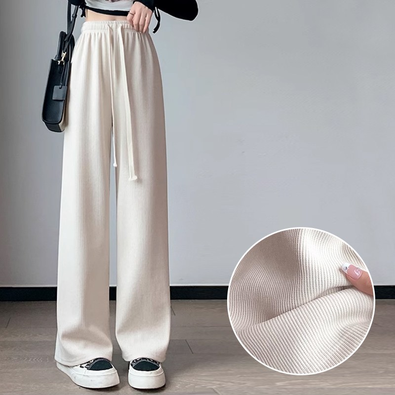 패션파트너 여성용 봄 가을 간절기 코듀로이 와이드 스트링 팬츠 골덴 바지 밴딩 트레이닝복 하의 11,900원
