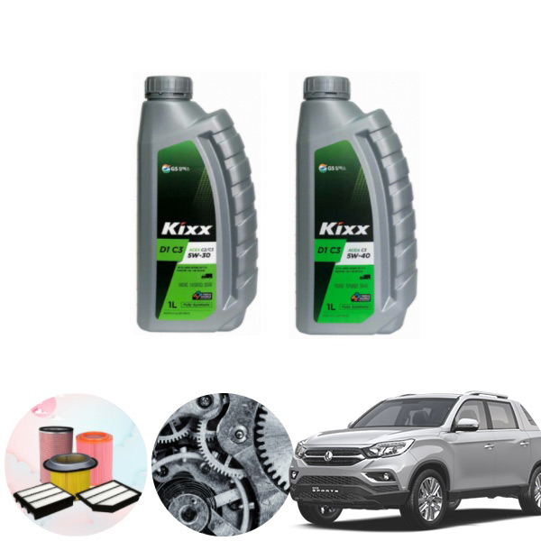 렉스턴스포츠(18~) 2.2(디젤) 킥스파오 엔진오일 필터세트 KPT-104 64,000원