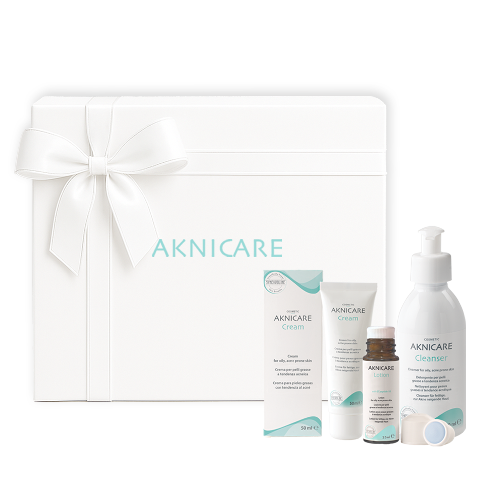 아크니케어 3종 기프트 세트 여드름완화 여드름 세안제 크림 로션 피지컨트롤 지성 여드름 피부용 유럽 스킨케어, 1세트 103,000원